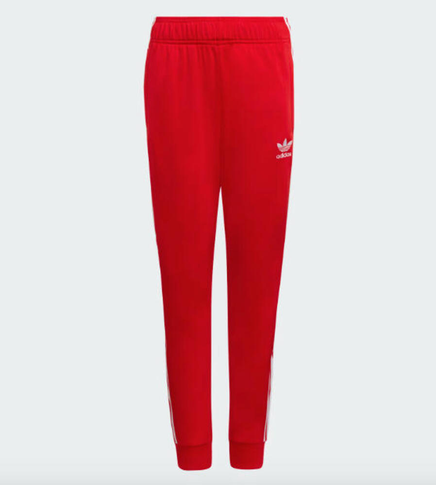 NEW Adidas Originals Kids' Adicolor Superstar SST Track Pants RED BOYS XL